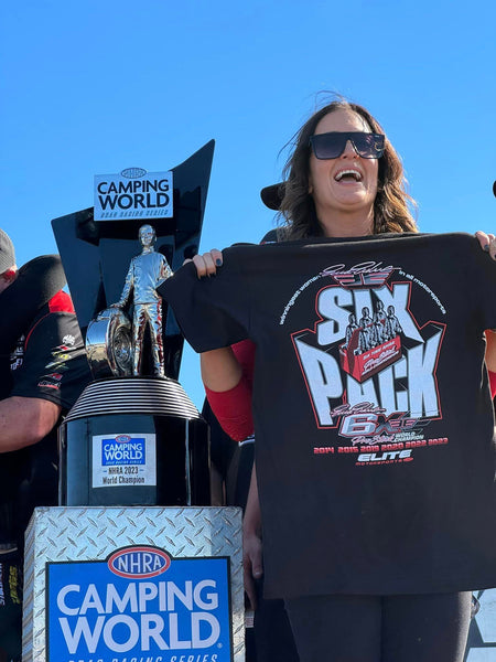 *NEW* Erica Enders OFFICIAL 6 Pack T-Shirt – Hot Rod Randi's Horsepower ...