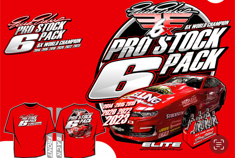 *NEW* Erica Enders OFFICIAL 6 Pack T-Shirt